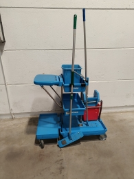 Ecolab cleaning trolley